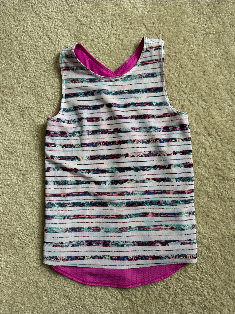 Ivivva Girls Striped Tank Top